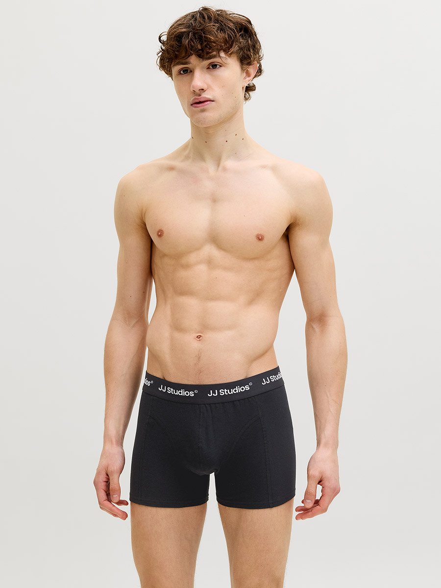 Pack of 3 -  Printed Waistband Trunks