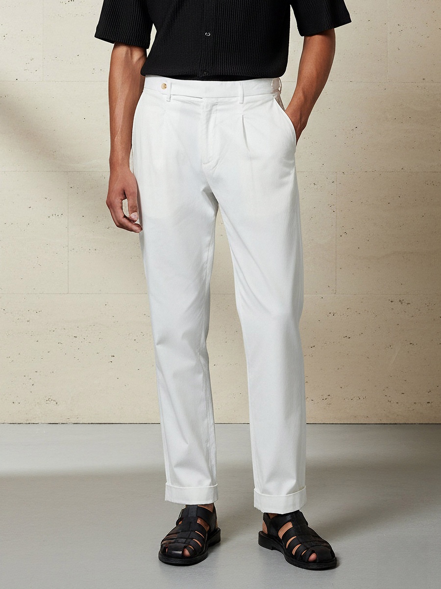 Men Regular Fit Trousers