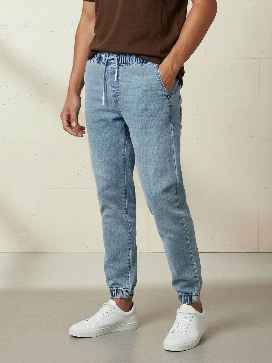 Men Slim Fit Mid-Rise Jeans