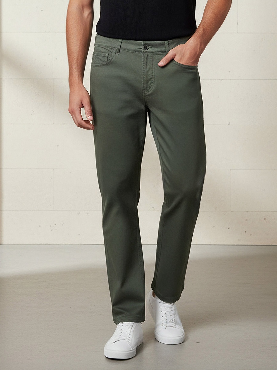 Men Slim Fit Trousers