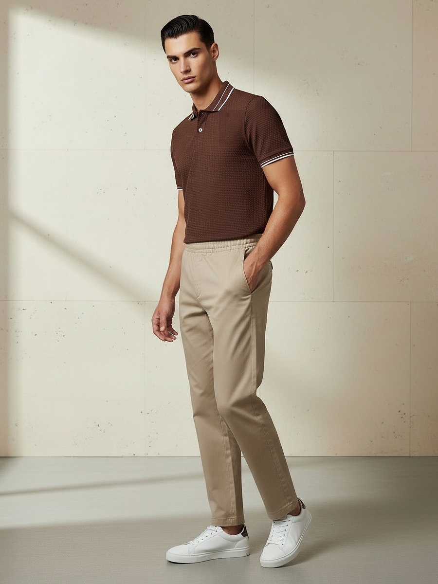 Men Regular Fit Trousers