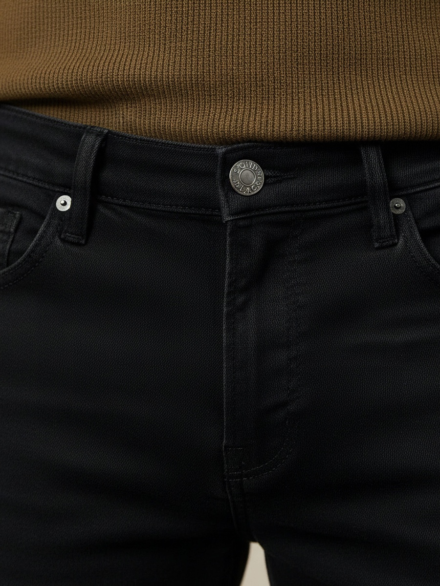 Men Tapered Fit Flexi Waist Jeans