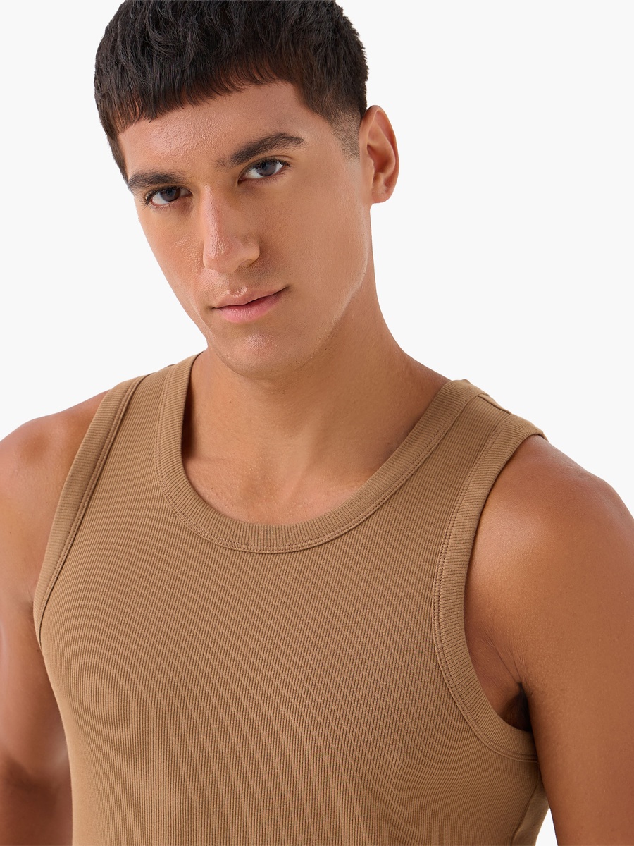 Men Ribbed Vest