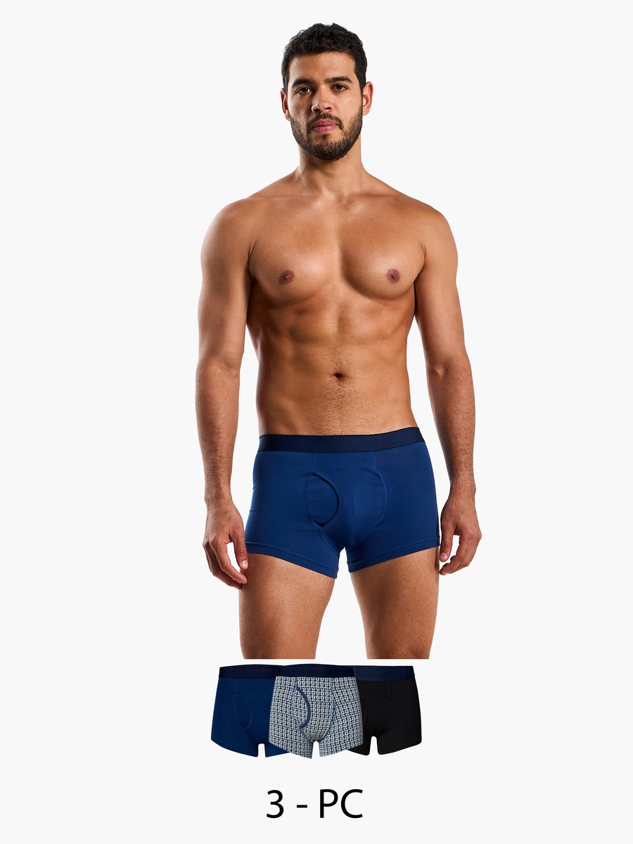 Men Assorted Trunks - Pack of 3