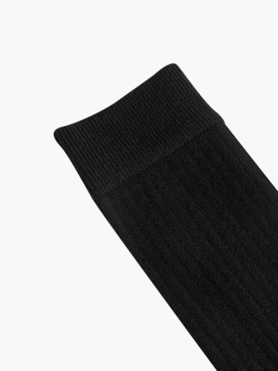 Men Non Terry Crew Length Socks - Set of 3
