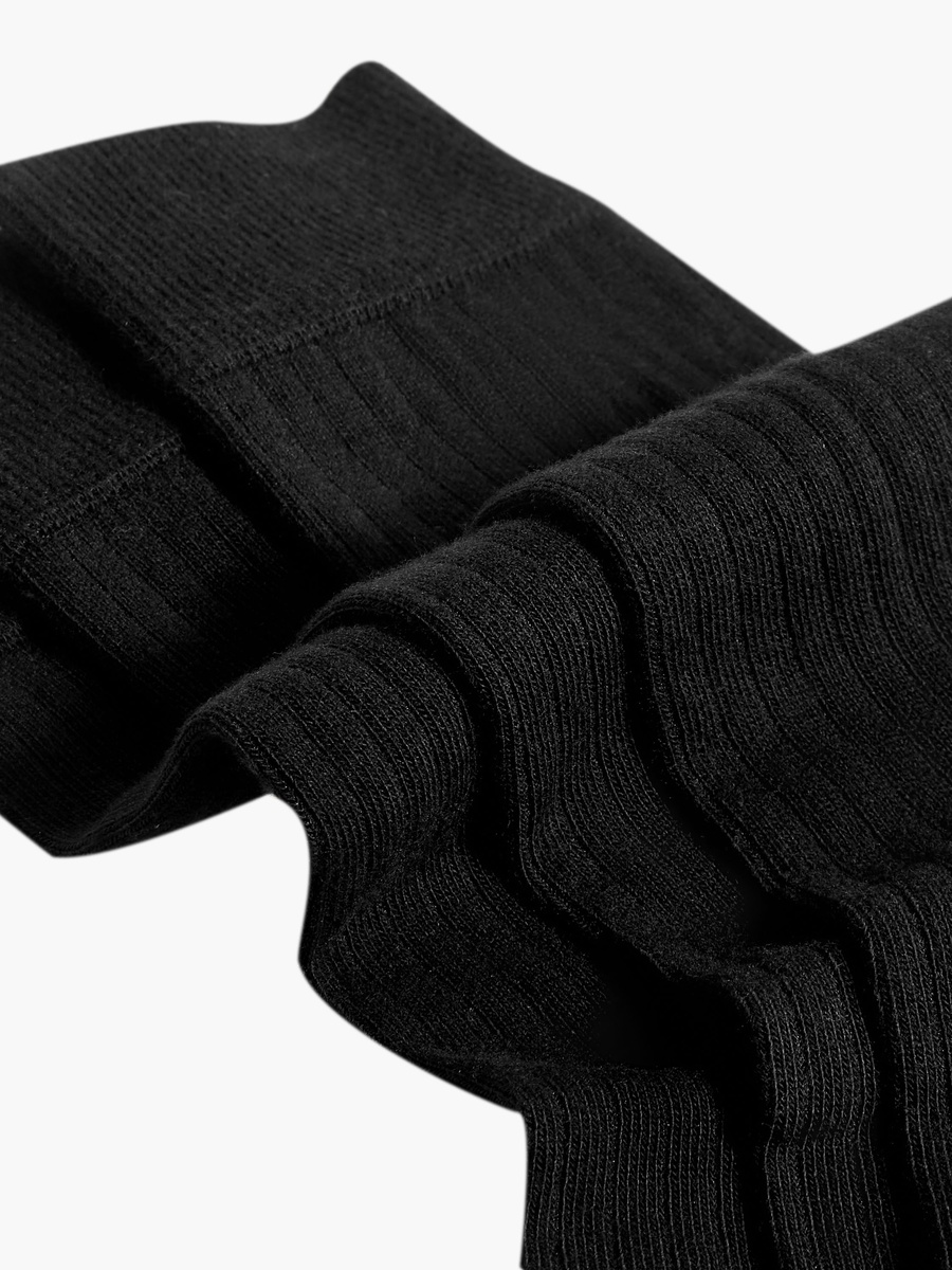 Men Non Terry Crew Length Socks - Set of 3