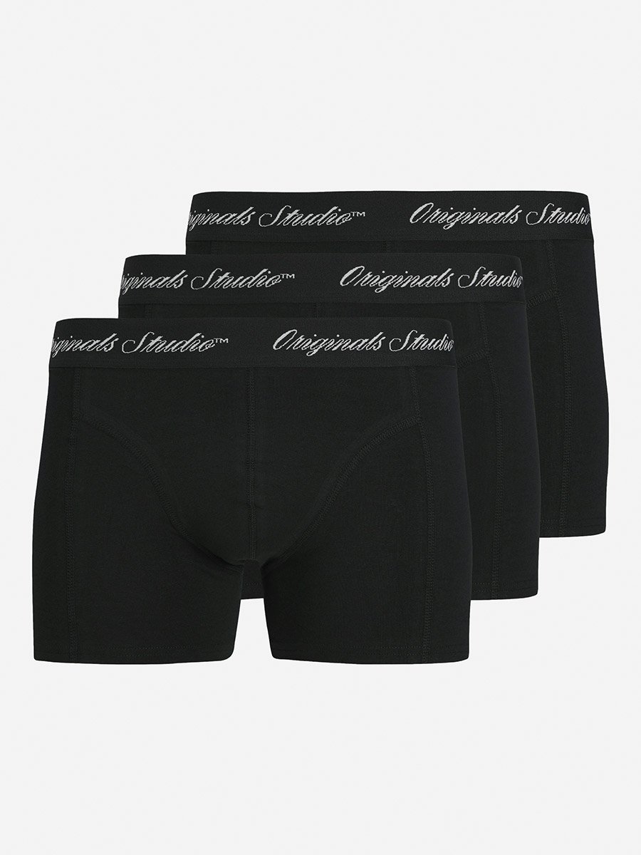 Pack of 3 - Printed Waistband Trunks