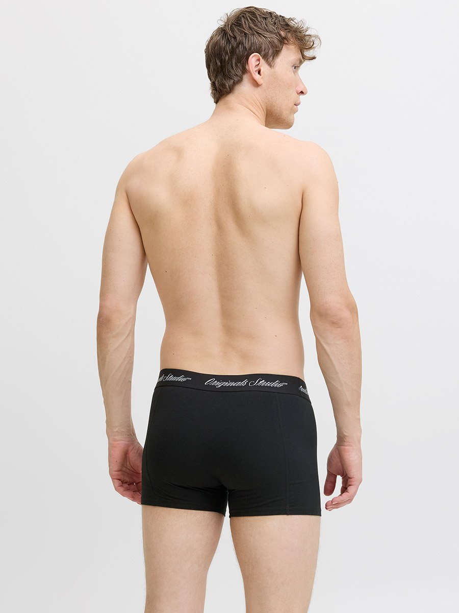 Pack of 3 - Printed Waistband Trunks