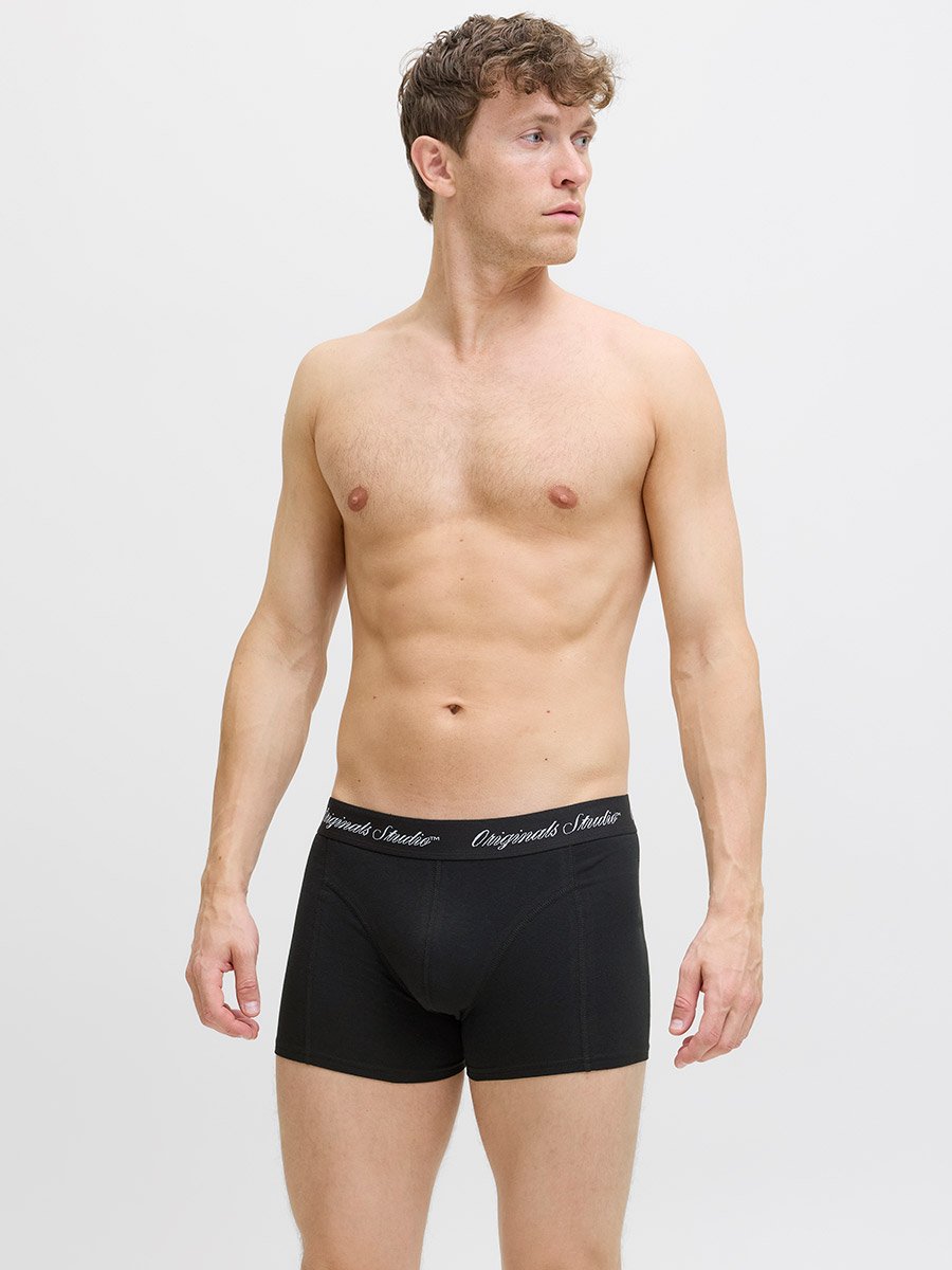 Pack of 3 - Printed Waistband Trunks