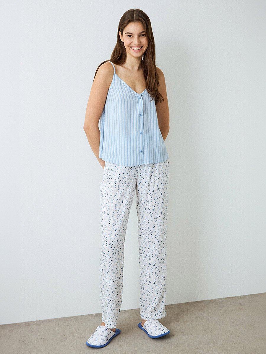 Lilah Striped V Neck Cami