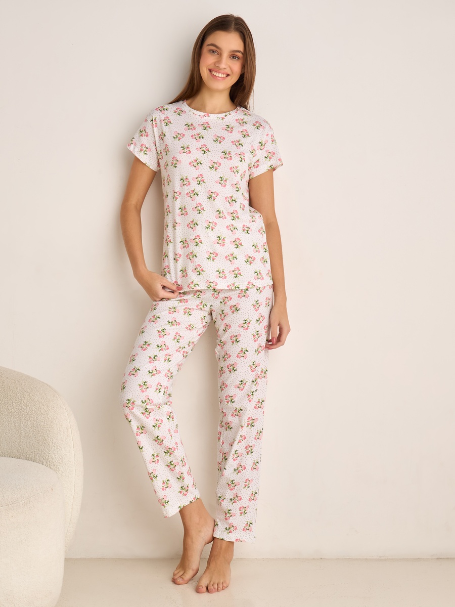 Pyjama Set with Top and Trousers