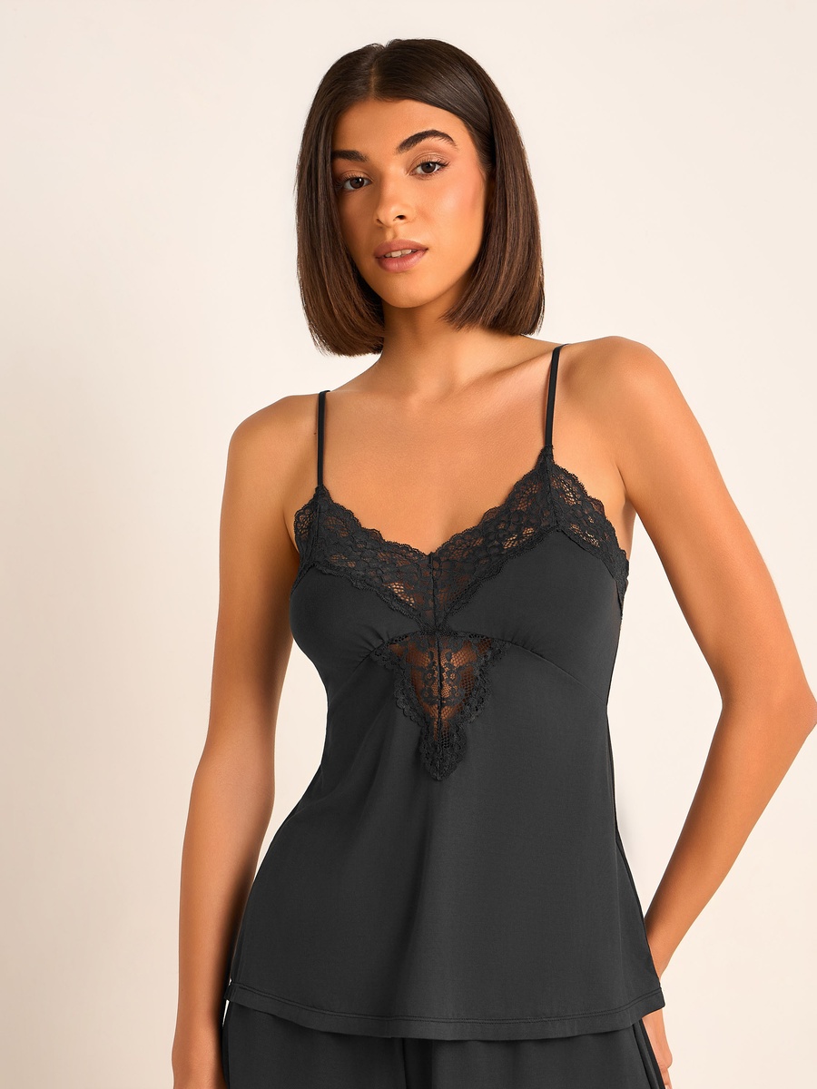 Pyjama Short Set with Strappy Top and Shorts