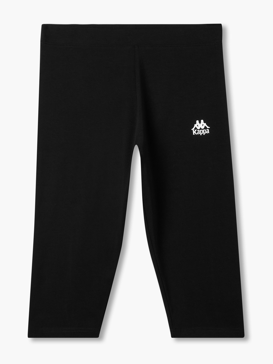 Pack of 2 Elasticated Knee Length Leggings with Logo Design
