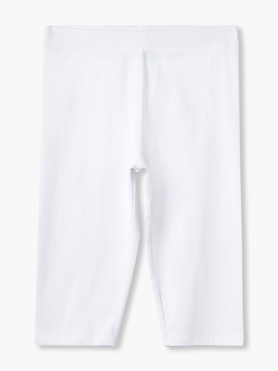 Pack of 2 Mid-Rise Knee Length Leggings with Elasticated Waistband