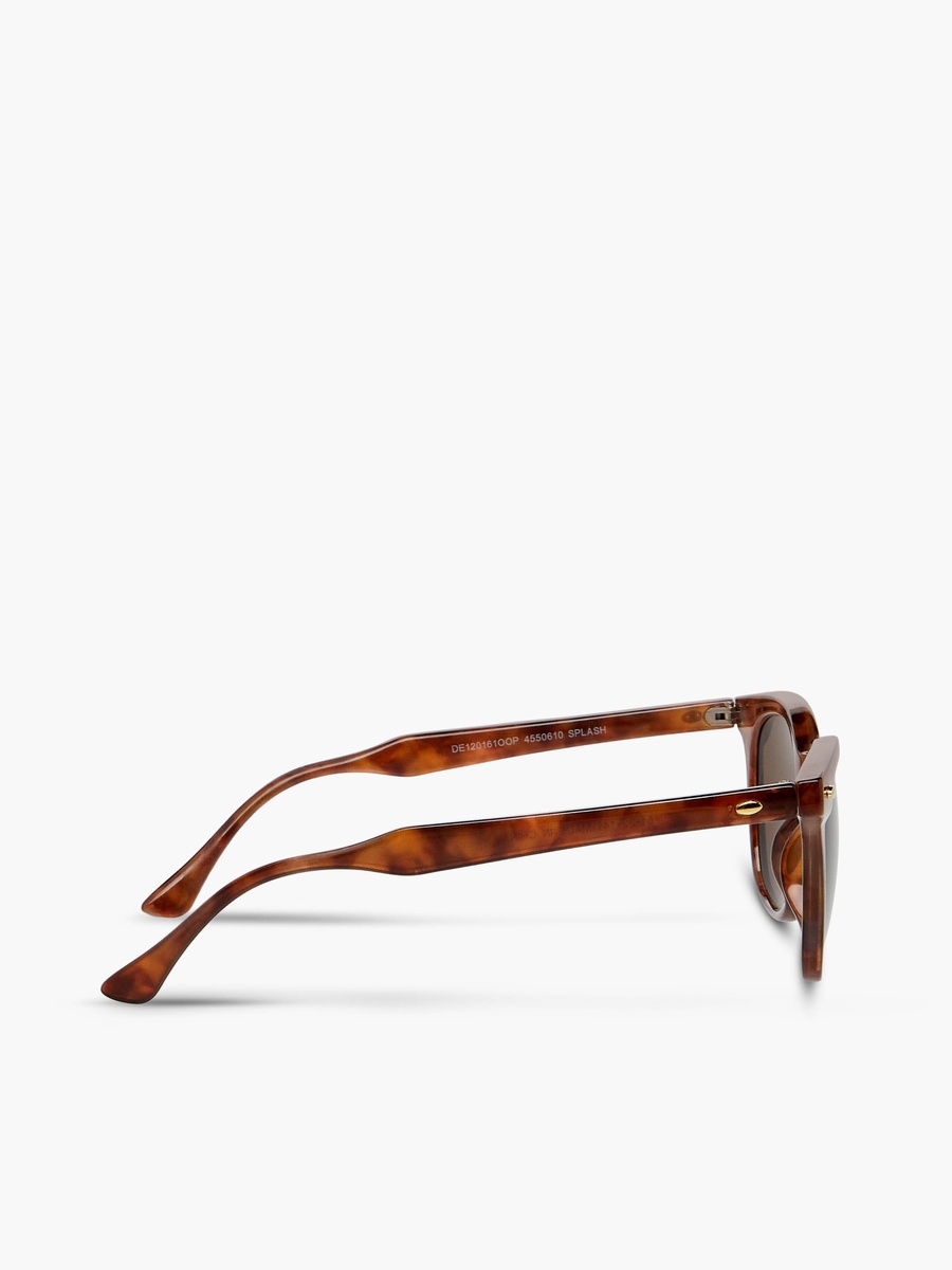 UV Protection Brown Lens Square Sunglasses