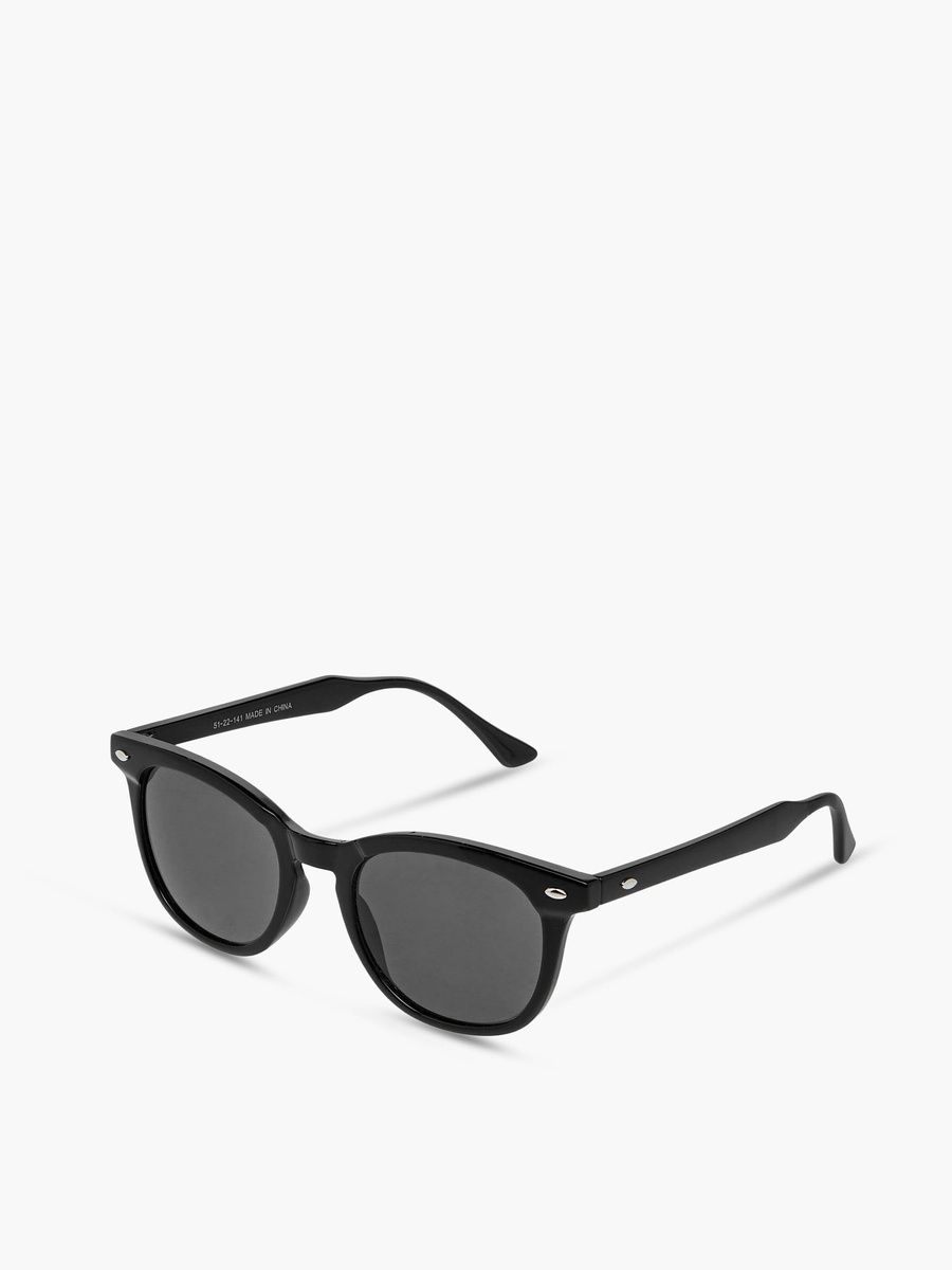 UV Protection Black Lens Square Sunglasses