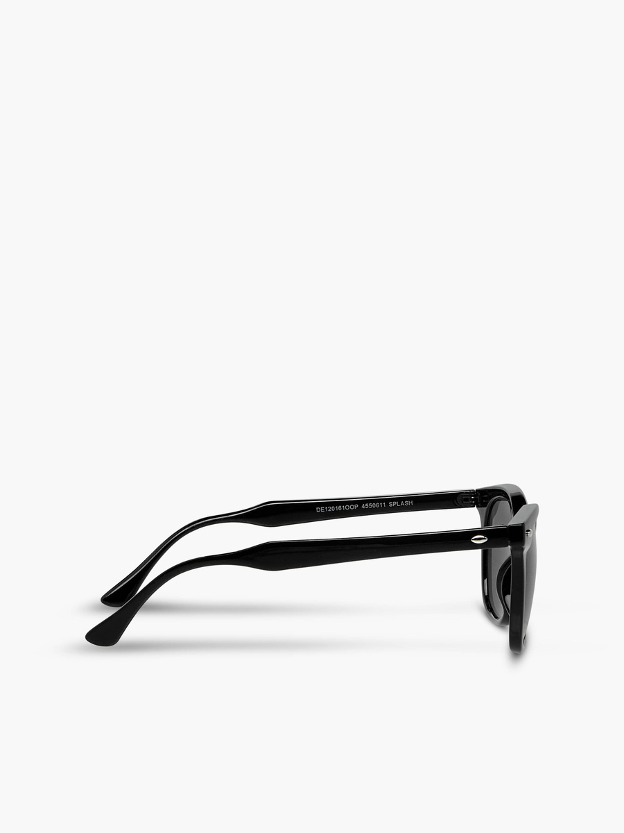UV Protection Black Lens Square Sunglasses
