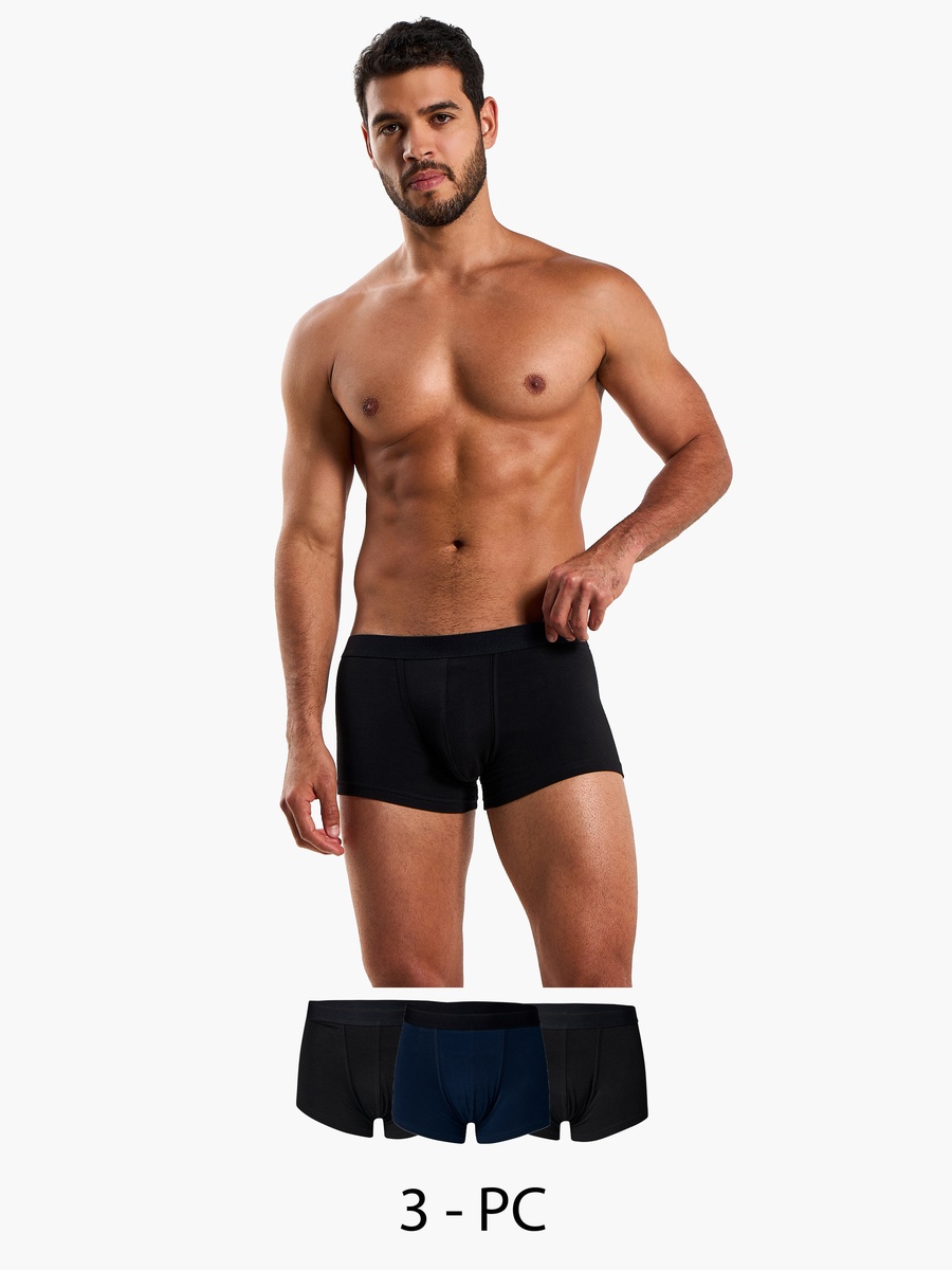 Men Hipster Cotton Trunks - Pack of 3