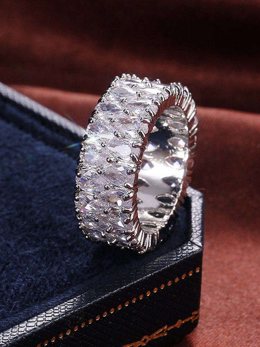 Sparkling Eternity Band Ring
