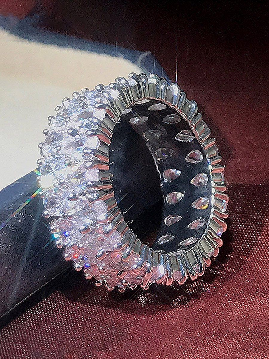 Sparkling Eternity Band Ring