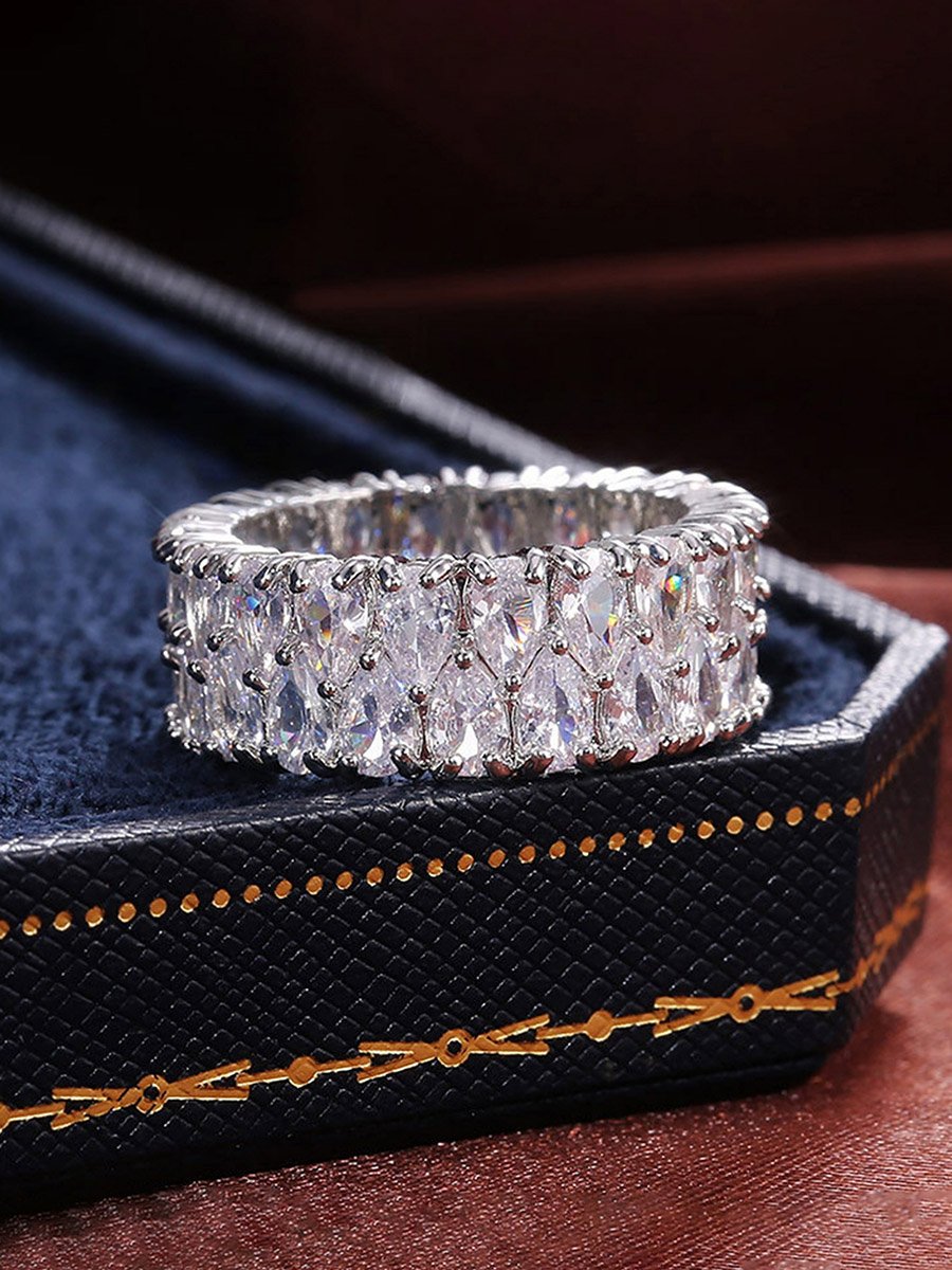 Sparkling Eternity Band Ring