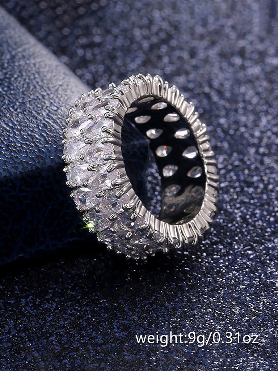 Sparkling Eternity Band Ring