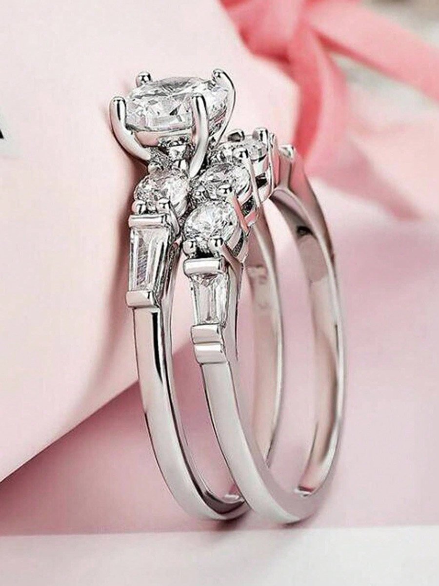 Pack of 2 - Embellished Rings