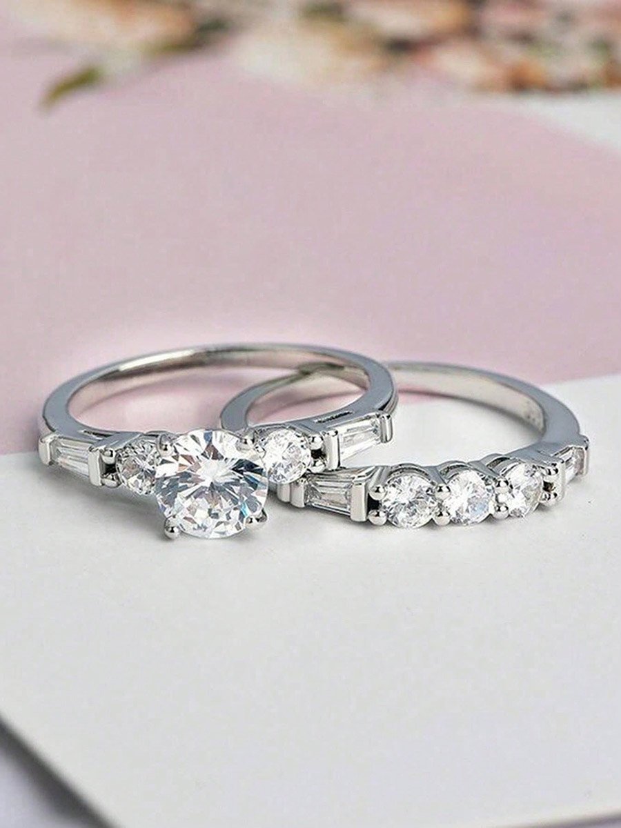Pack of 2 - Embellished Rings