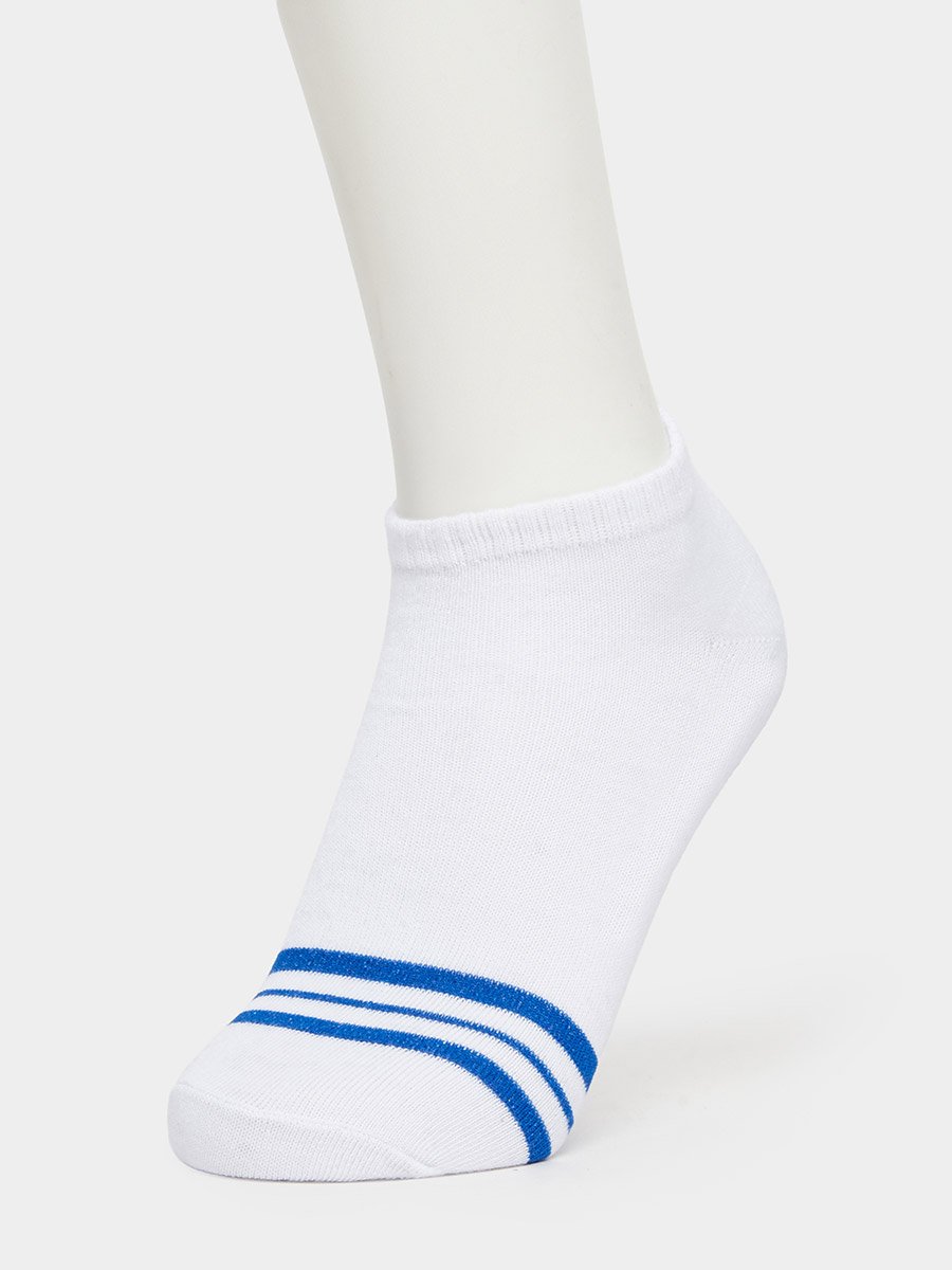 Pack of 5 - Striped Detail Ankle Socks