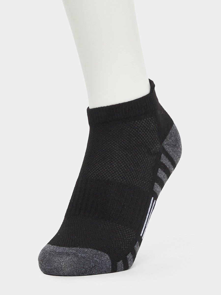 Pack of 3 - Contrast Detail Ankle Socks