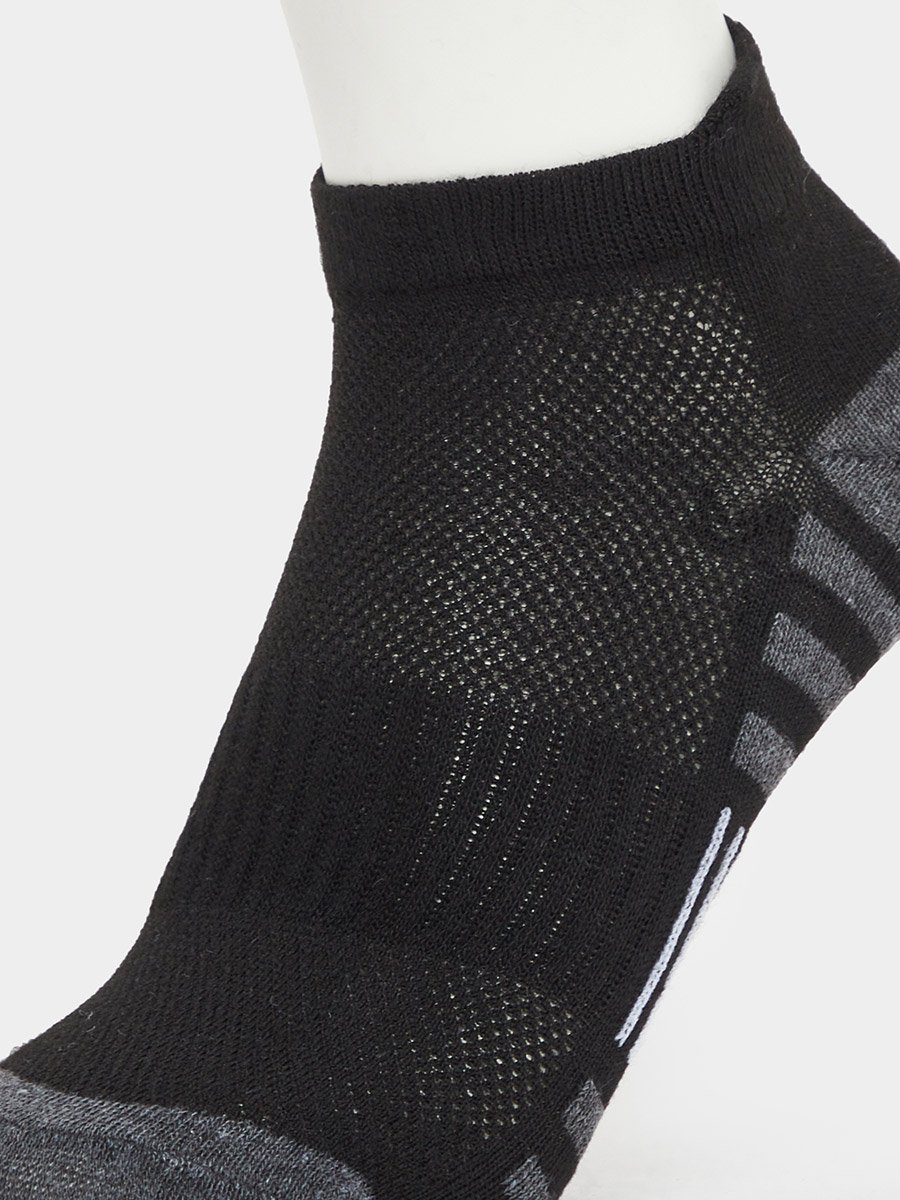 Pack of 3 - Contrast Detail Ankle Socks