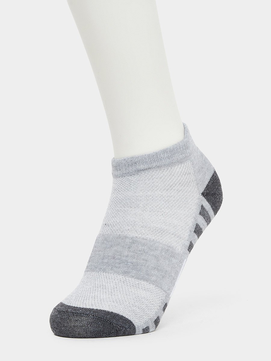Pack of 3 - Contrast Detail Ankle Socks