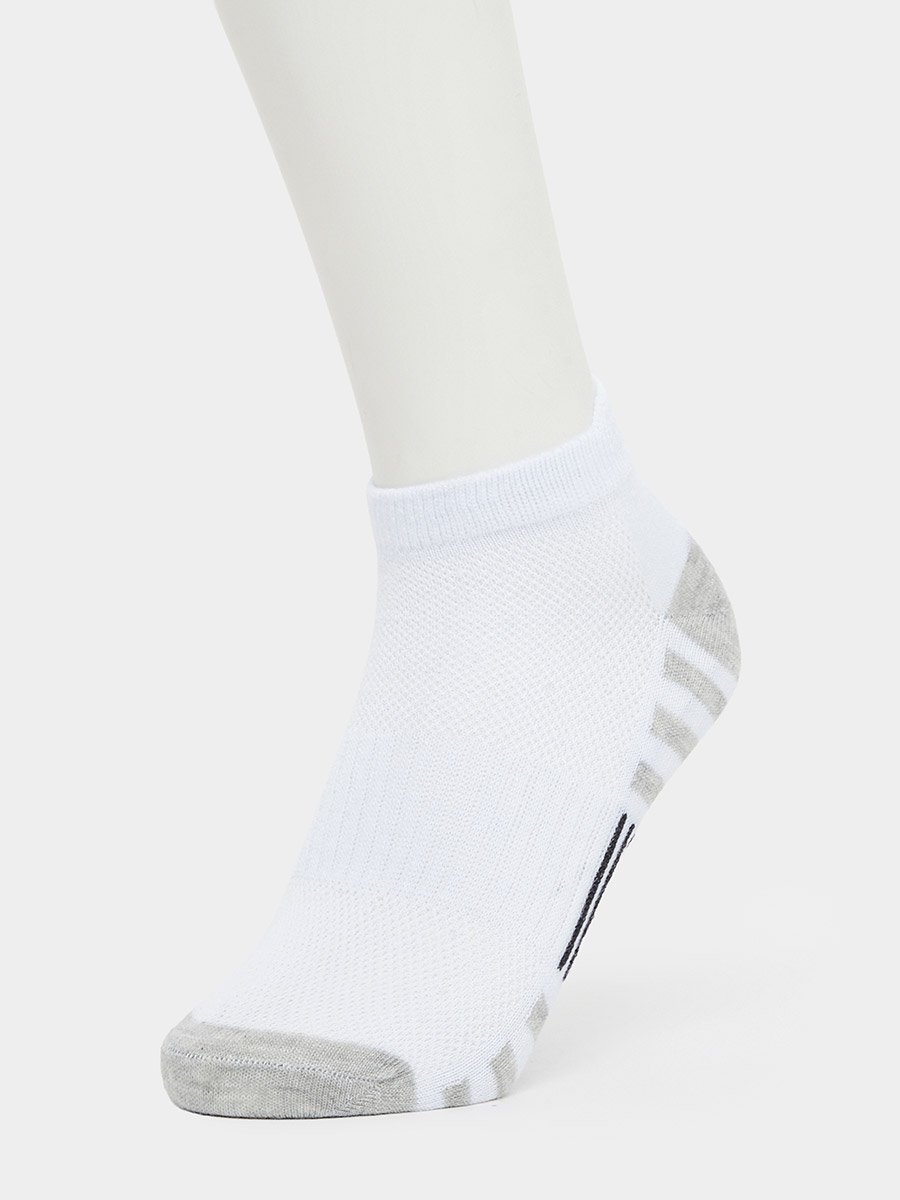 Pack of 3 - Contrast Detail Ankle Socks