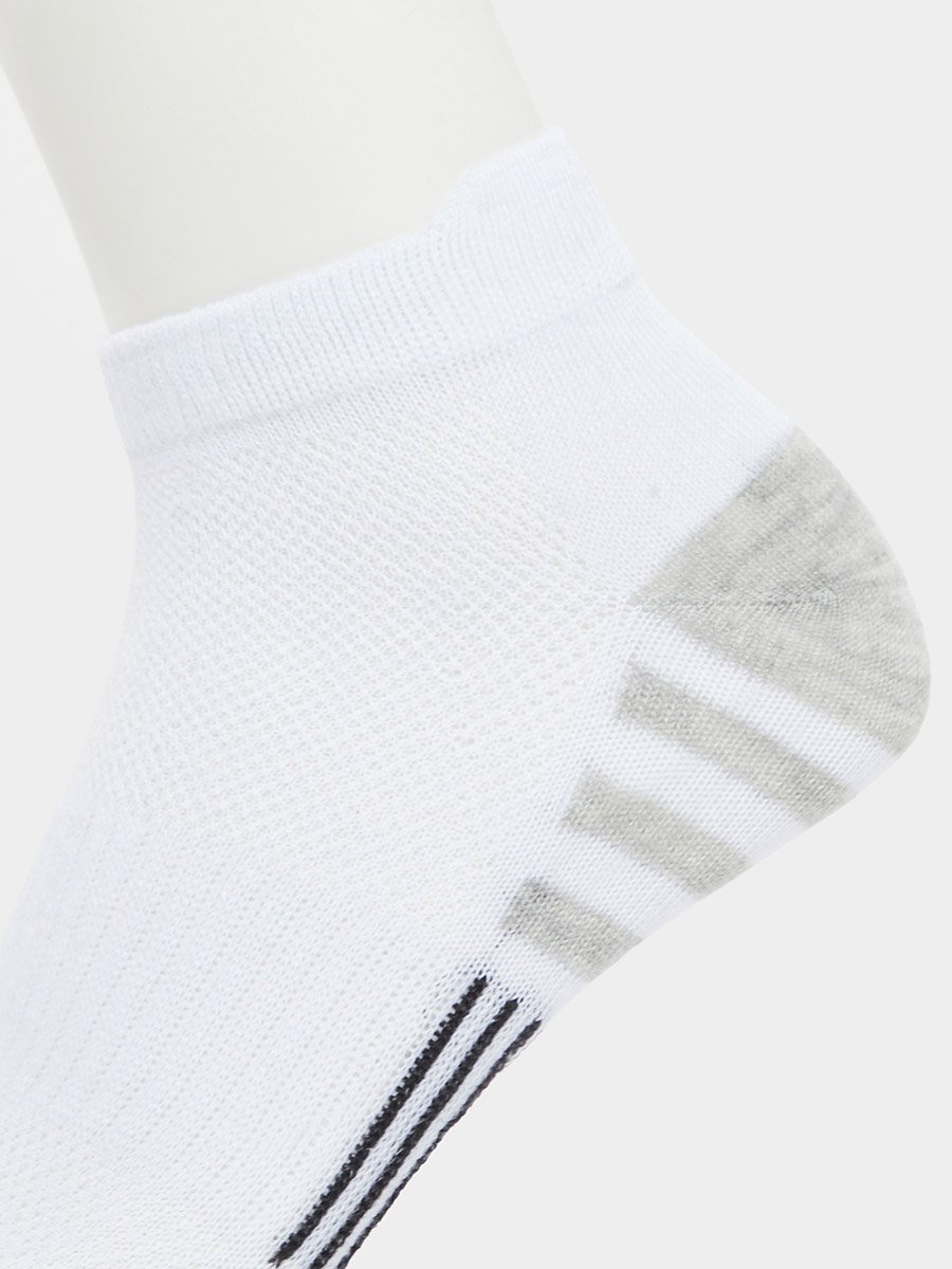Pack of 3 - Contrast Detail Ankle Socks