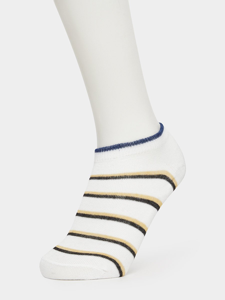 Pack of 5 - Striped Detail Ankle Socks