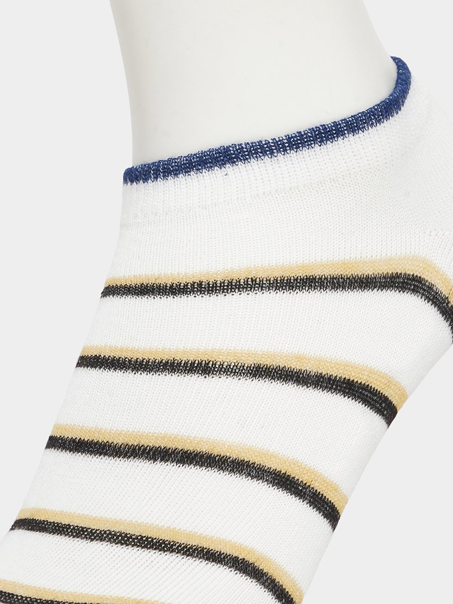 Pack of 5 - Striped Detail Ankle Socks
