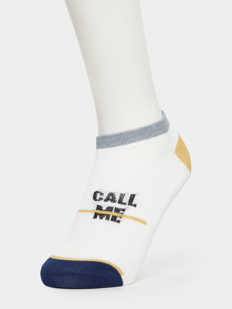 Pack of 5 - Striped Detail Ankle Socks
