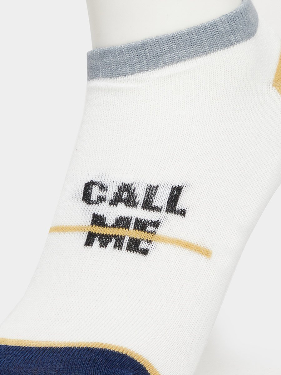 Pack of 5 - Striped Detail Ankle Socks