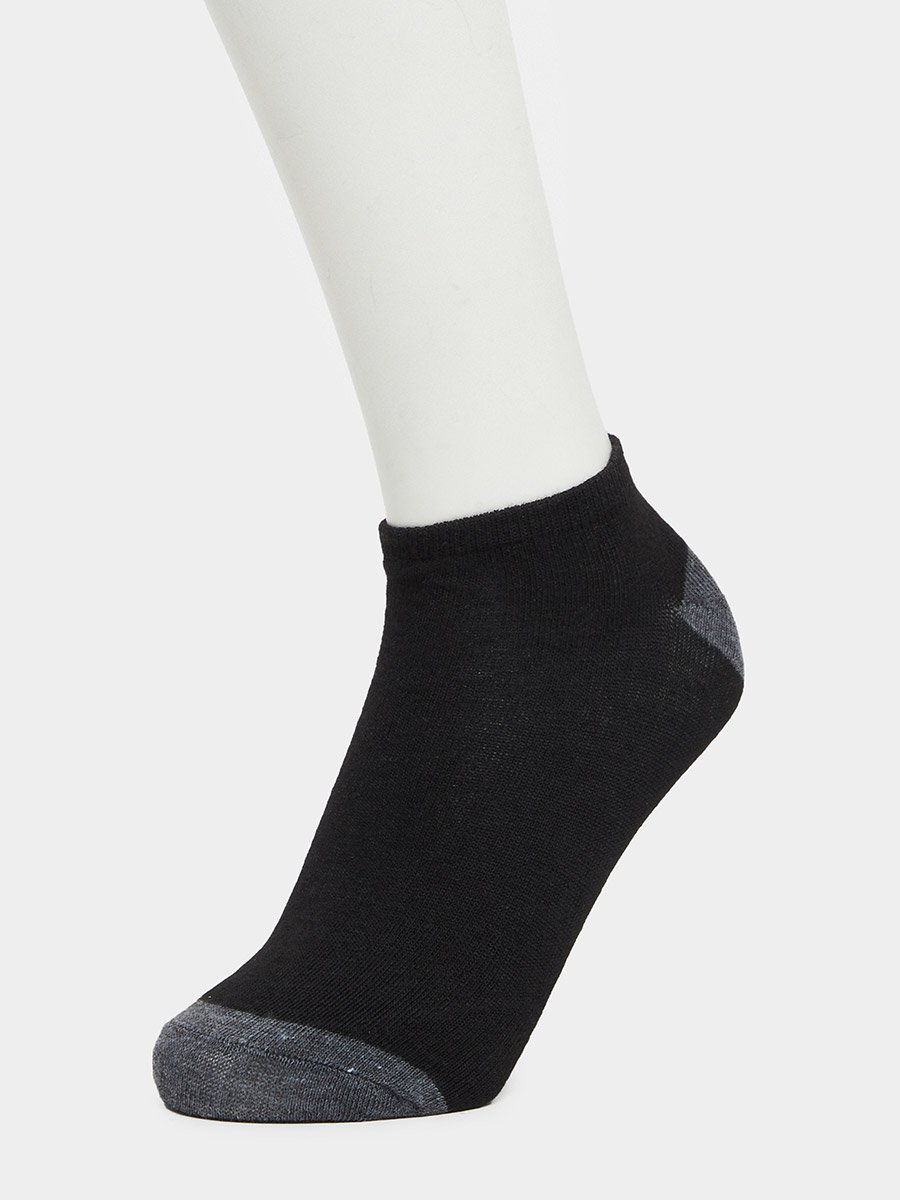 Pack of 3 - Contrast Detail Ankle Socks
