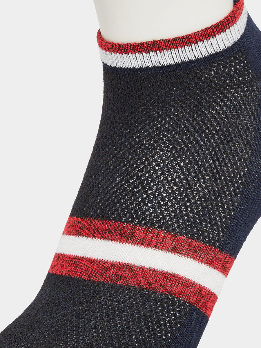 Pack of 3 - Striped Detail Ankle Socks