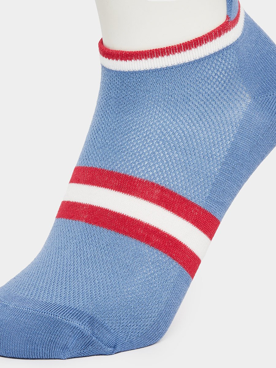 Pack of 3 - Striped Detail Ankle Socks