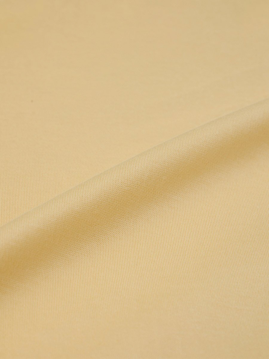 Men Yellow Supima Cotton T-Shirt