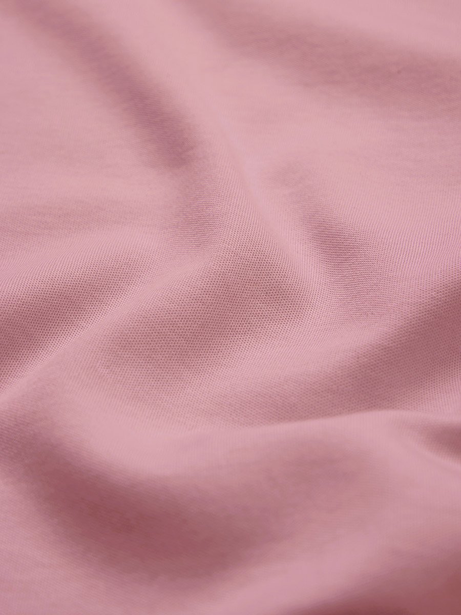 Pink Round Neck Supima Cotton T-Shirt