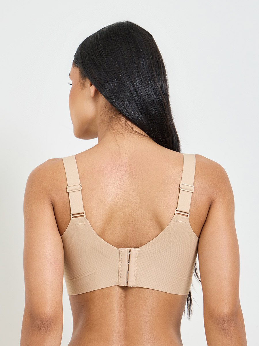 Solid Texture Padded Non Wired T-Shirt Bra