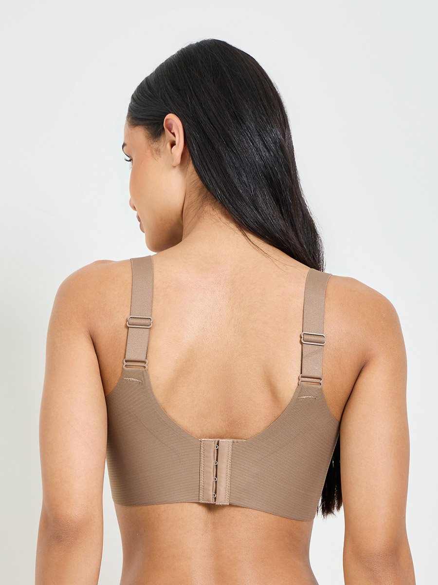 Solid Texture Padded Non Wired T-Shirt Bra