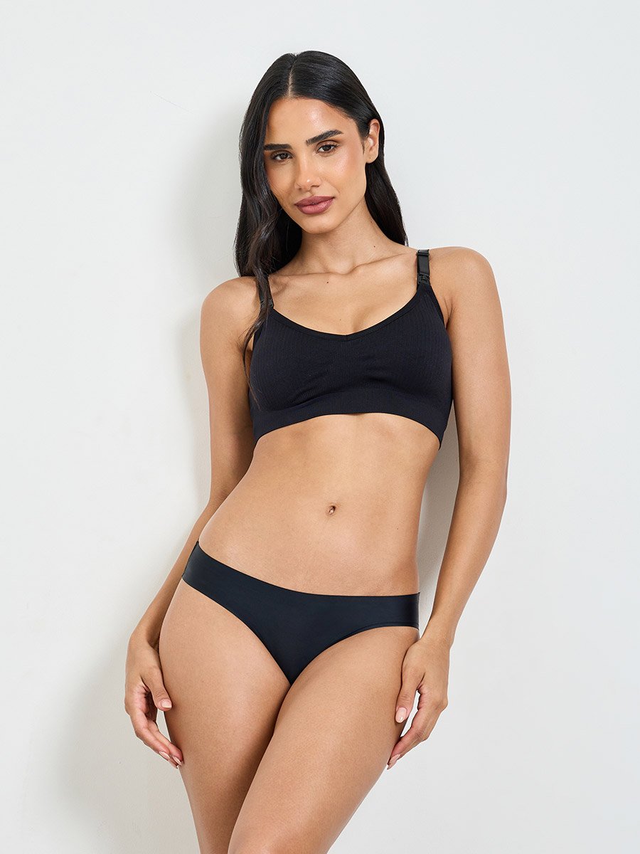 Solid Texture Padded Non Wired T-Shirt Bra