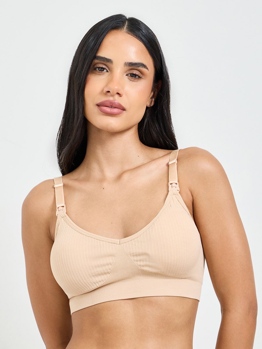 Solid Texture Padded Non Wired T-Shirt Bra