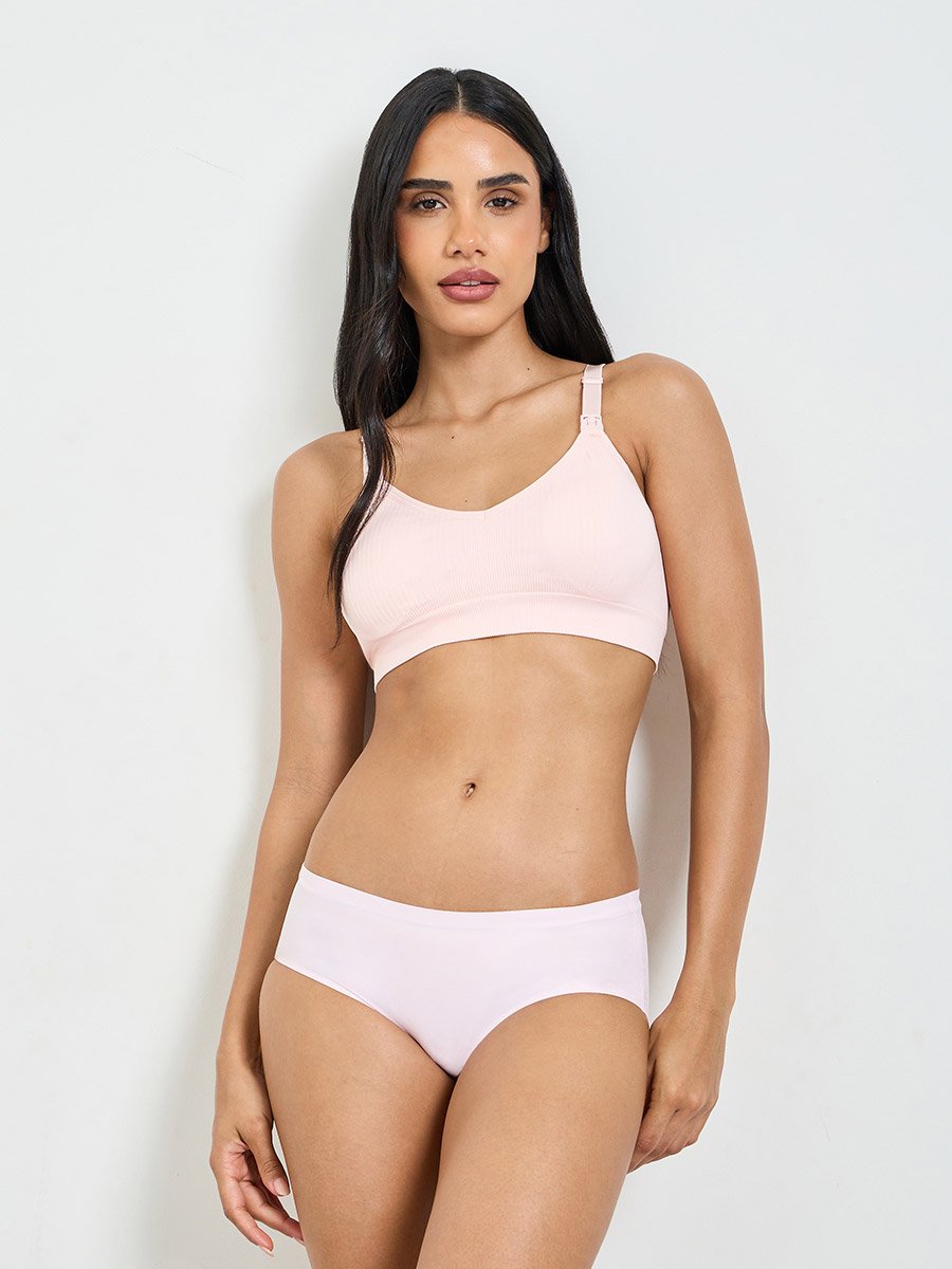 Solid Texture Padded Non Wired T-Shirt Bra