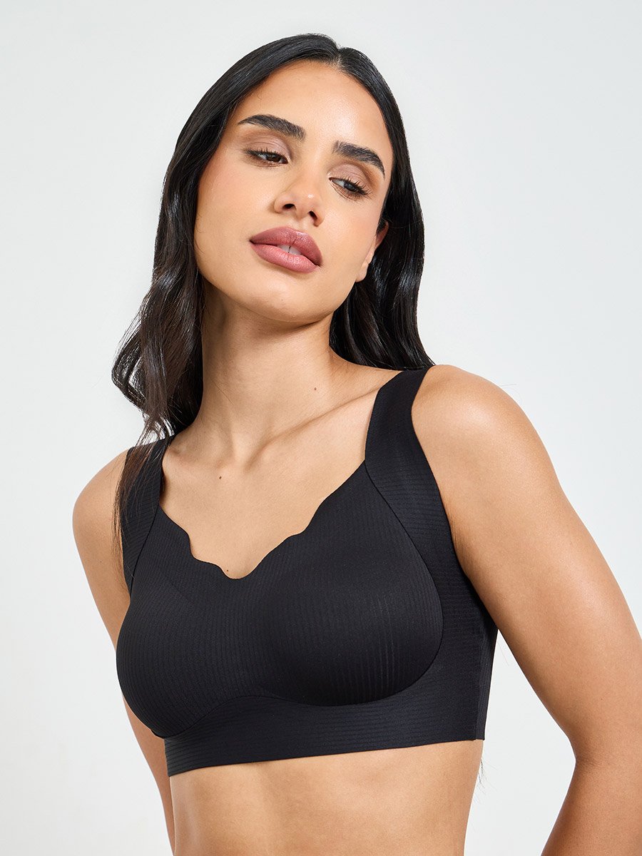 Solid Padded Non Wired T-shirt Bra and Briefs Lingerie Set