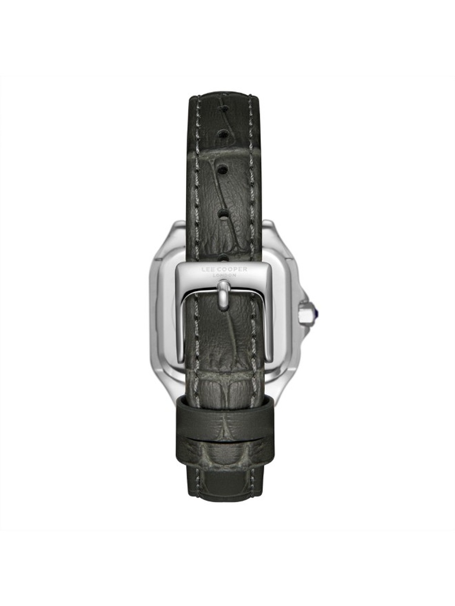 VJ20C1 Analog Watch with Leather Strap - LC08191.231, Dark Grey